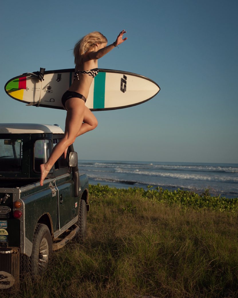 Nadja Purtschert in a bikini