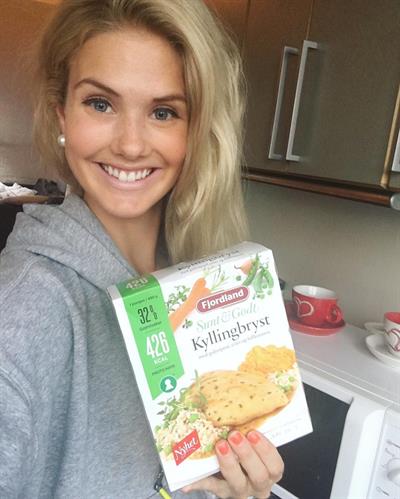 Silje Norendal taking a selfie