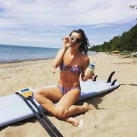 Tessa Virtue in a bikini