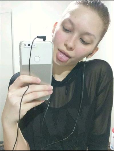 Jean Champion taking a selfie