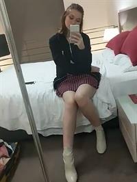 Jean Champion taking a selfie