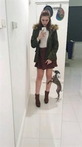 Jean Champion taking a selfie