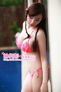 Lin Ke Tong in a bikini