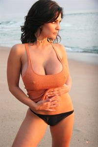 Denise Milani in a bikini