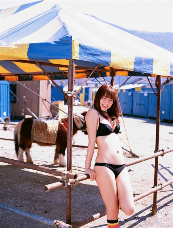 Yumi Sugimoto in a bikini