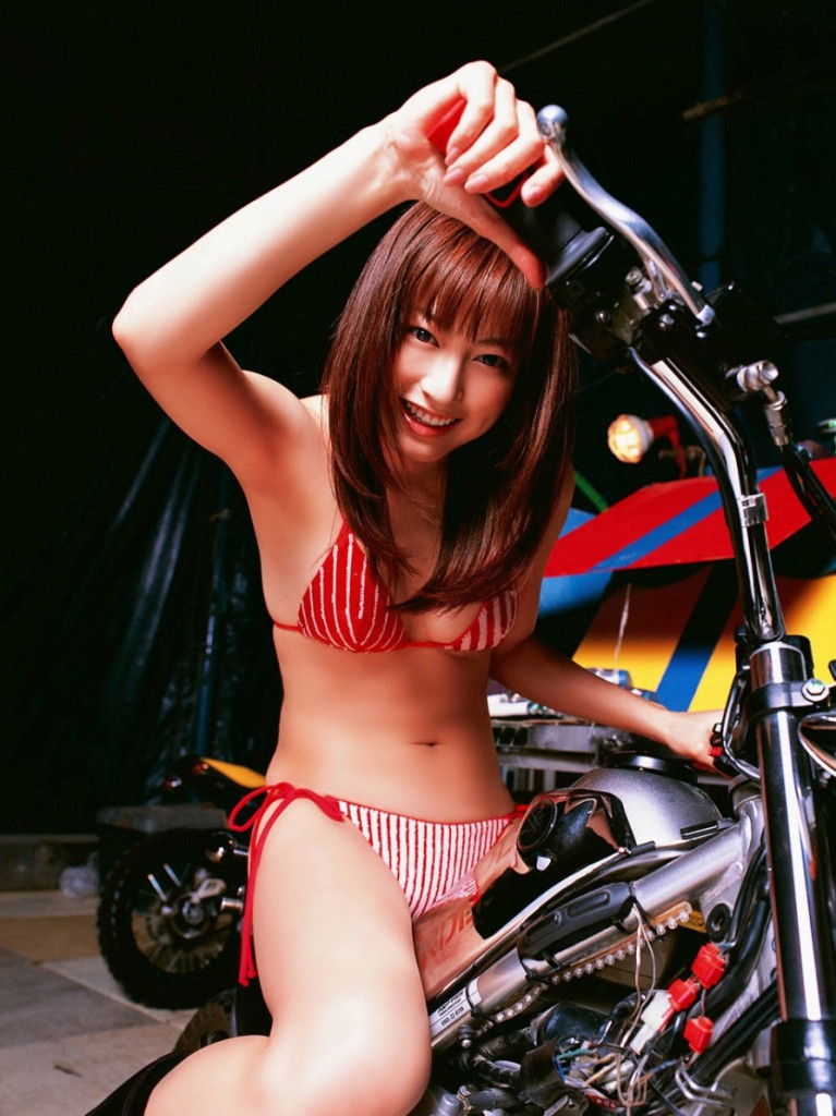 Yumi Sugimoto in a bikini