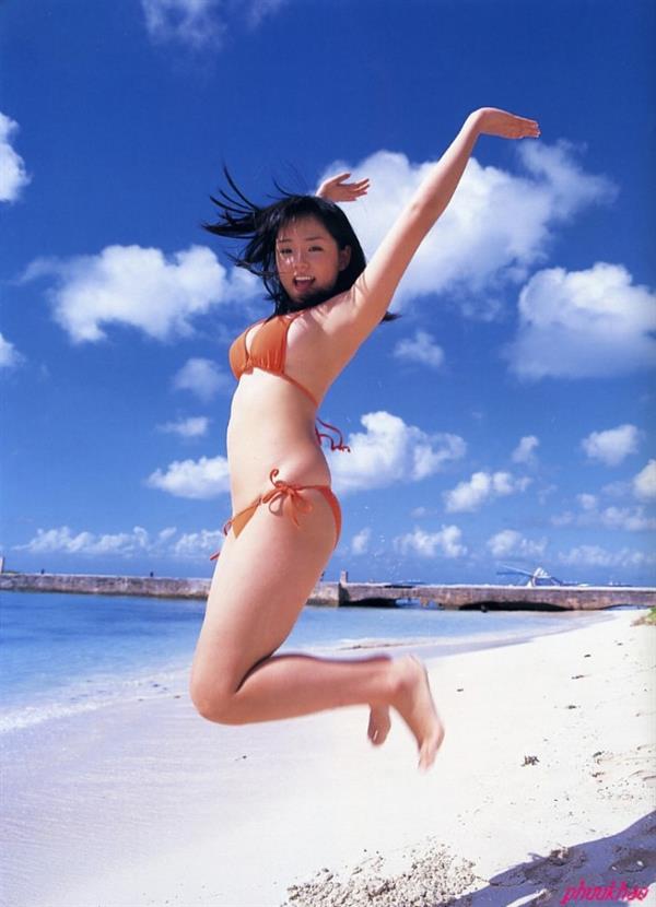 Ai Shinozaki in a bikini