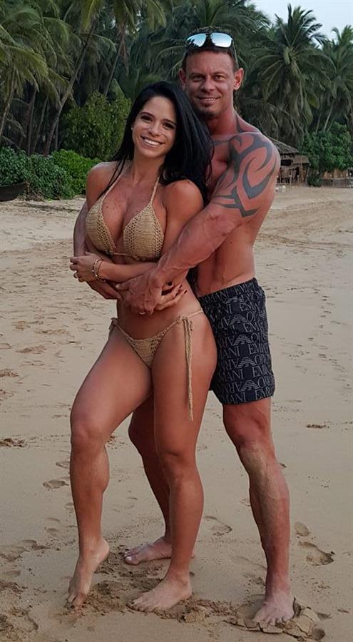 Michelle Lewin in a bikini