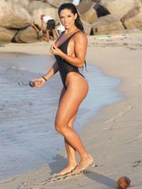 Michelle Lewin in a bikini