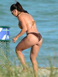 Michelle Lewin in a bikini - ass