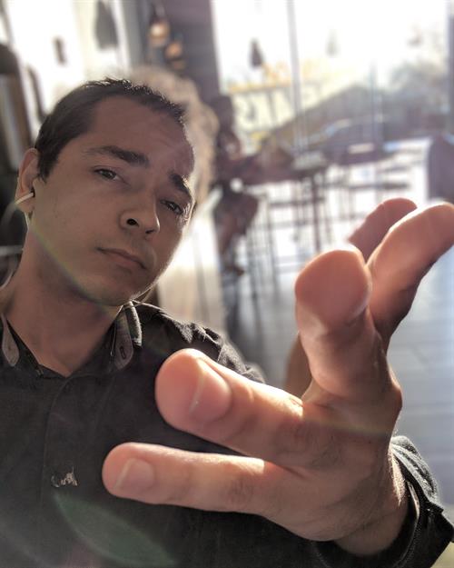 Anonymous taking a selfie