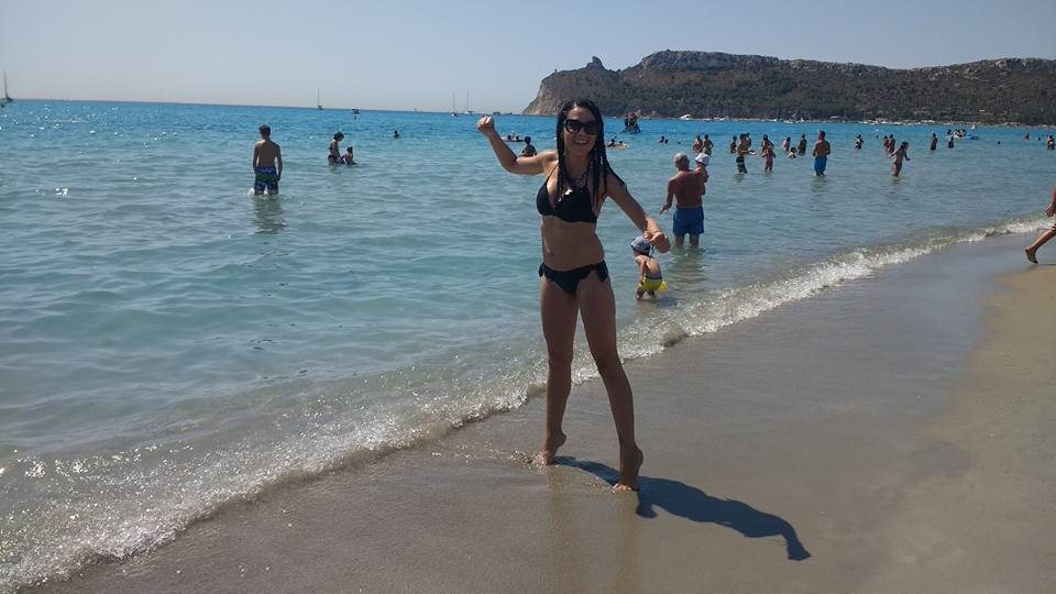 Kika Terremoto in a bikini