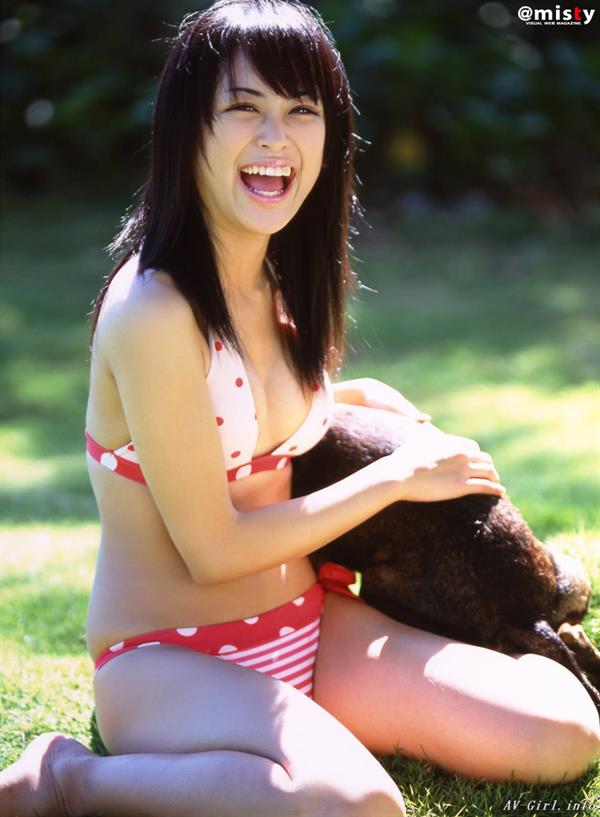 Anna Kawamura in a bikini