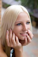 Alysha A takes off her blue dress