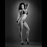 Abbie Burrows in a bikini