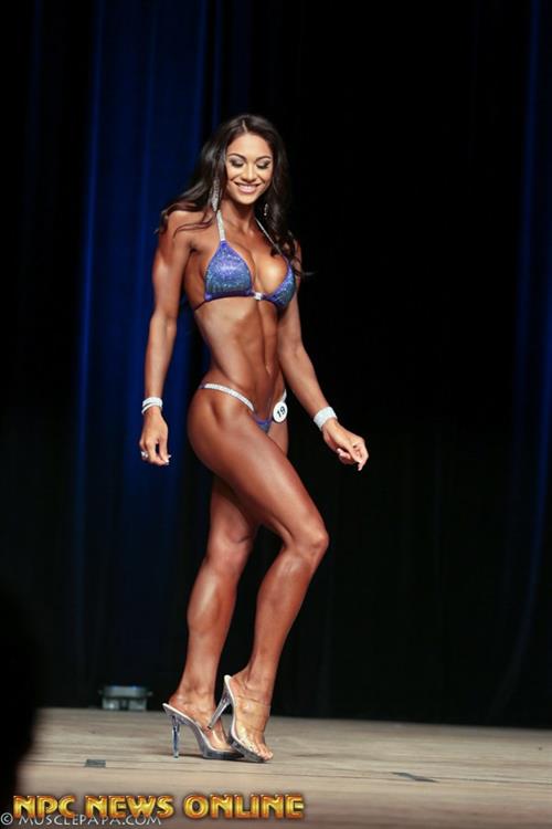 Janet Layug in a bikini