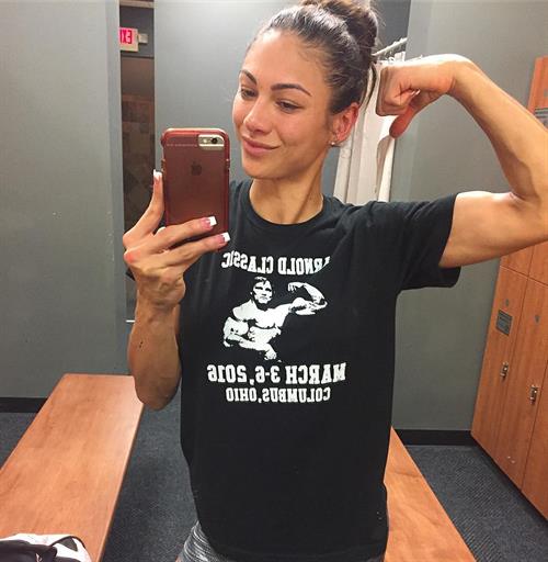 Janet Layug taking a selfie