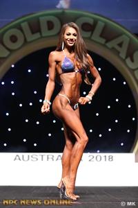 Janet Layug in a bikini