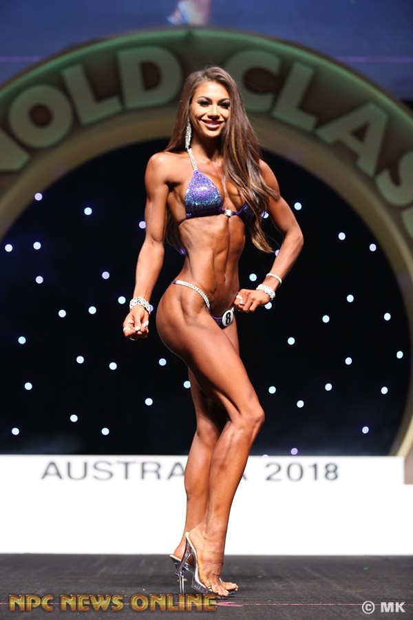 Janet Layug in a bikini