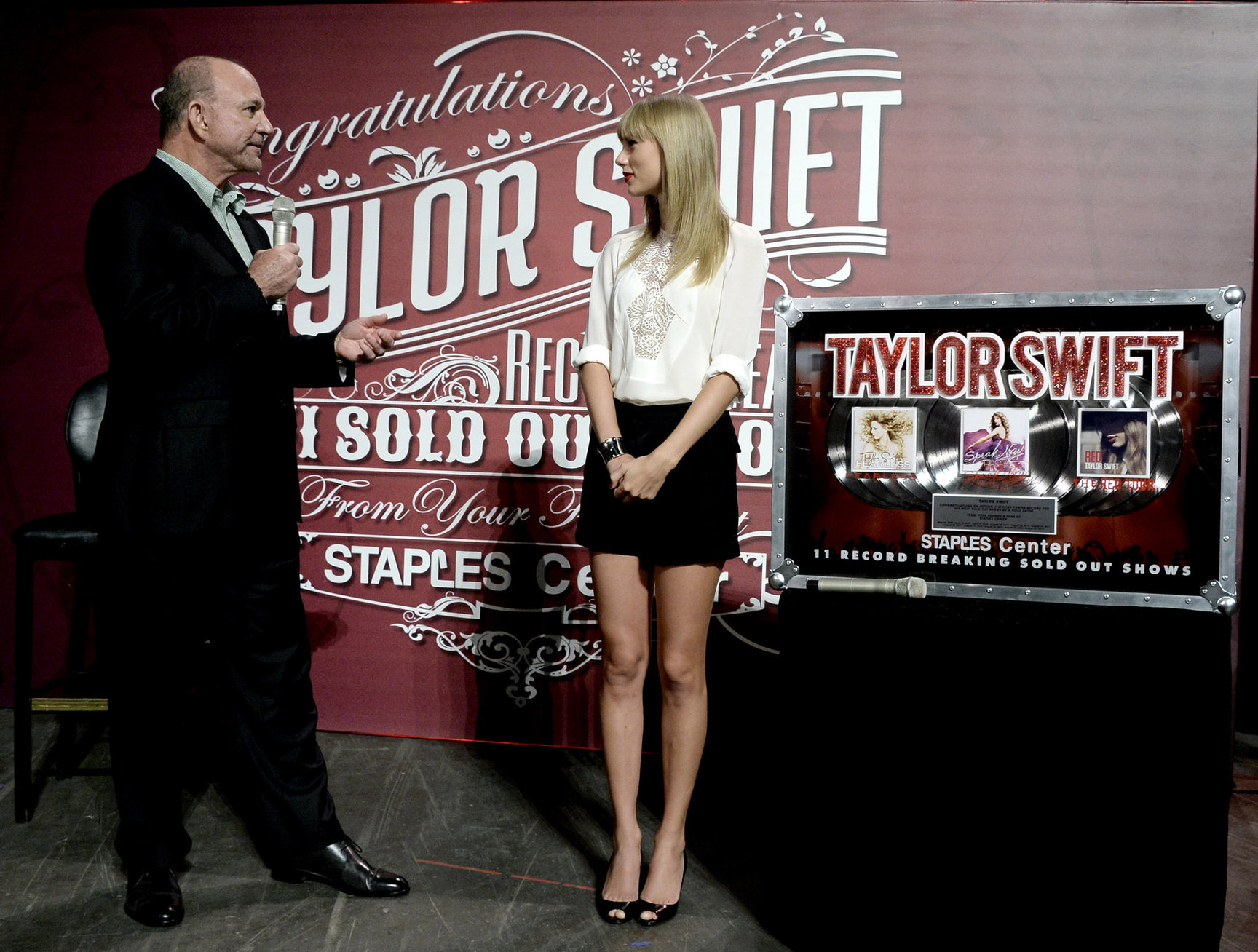 Taylor Swift 'Red' Tour Press Event in LA 8/20/13  
