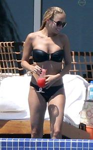 Nicole Richie in a bikini