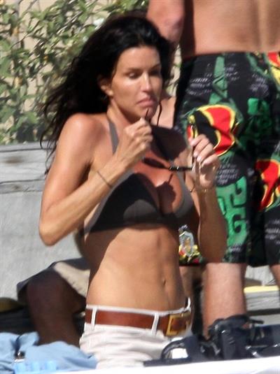 Janice Dickinson in a bikini