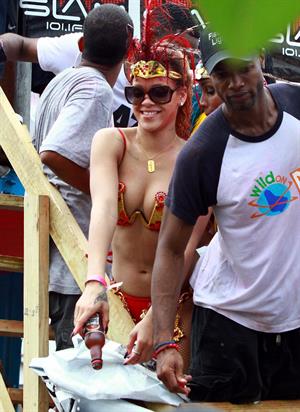 Rihanna - Kadooment parade in Barbados 8/1/11  