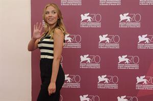 Scarlett Johansson Under The Skin Photocall in Venice 9/3/2013 