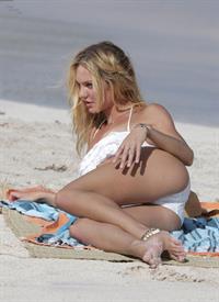 Candice Swanepoel in a bikini - ass