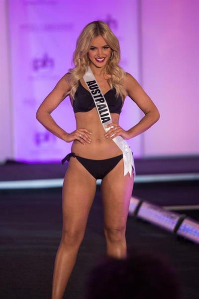 Olivia Rogers in a bikini