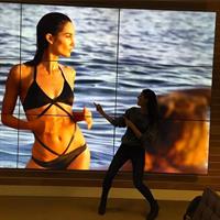 Lily Aldridge in a bikini