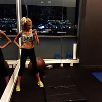 Romee Strijd taking a selfie