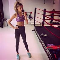 Romee Strijd taking a selfie