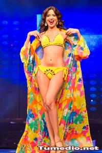 Carmen Muñoz in a bikini