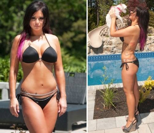JWoww in a bikini