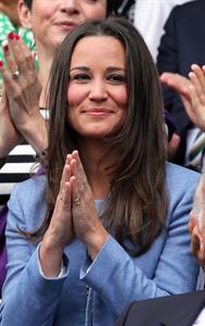 Pippa Middleton at the Centre Court opening day of Wimbledon in London on June 24, 2013