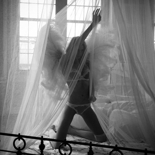 Stella Maxwell in lingerie