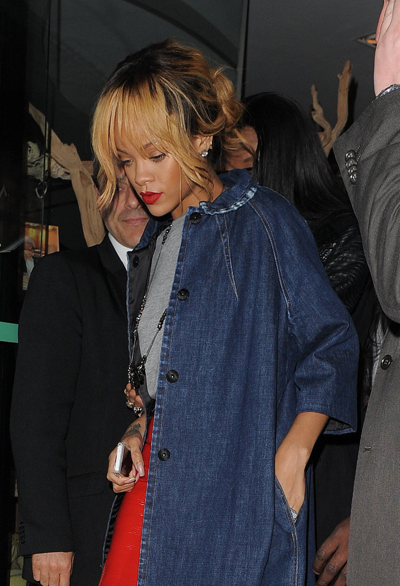 Rihanna enjoys a night out in Manchester (12.06.2013) 