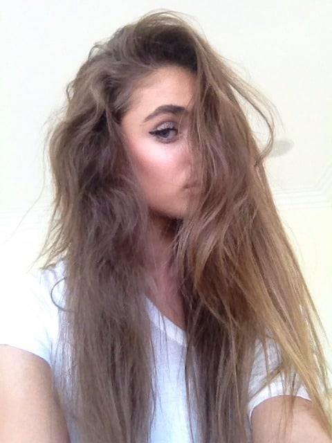 Taylor Marie Hill taking a selfie