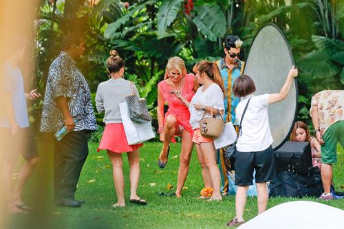 Paris Hilton At a photoshoot in Honolulu, Hawaii (June 1, 2013) 