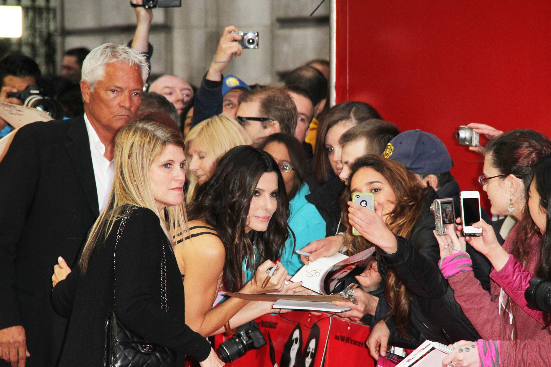Sandra Bullock attends a gala screening of 'The Heat' at The Curzon Mayfair in London June 13, 2013 