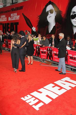 Sandra Bullock attends a gala screening of 'The Heat' at The Curzon Mayfair in London June 13, 2013 