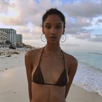 Aiden Curtiss in a bikini