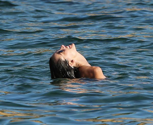 Alessandra Ambrosio in a bikini