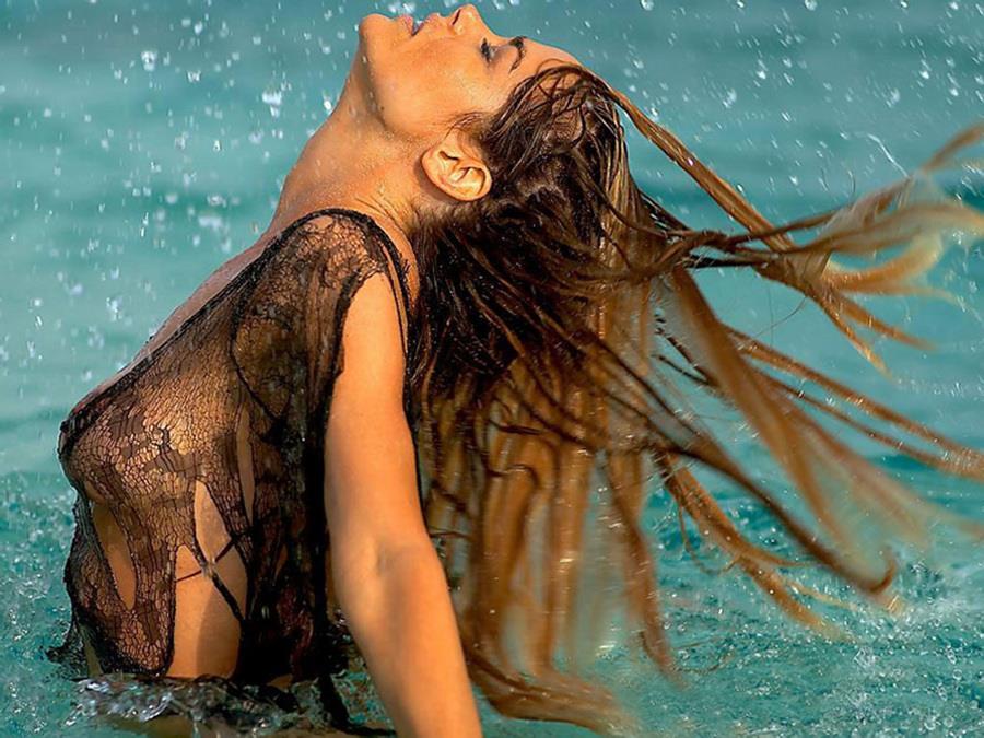 Denise Richards in lingerie