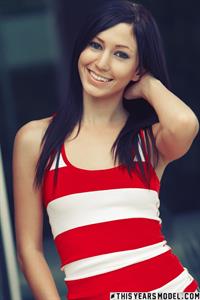 Catie Minx Is a Kitty Cat in jean shorts