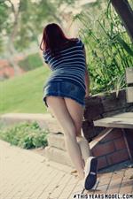 Mindy Flashes in the Park