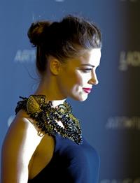 Amber Heard LACMA Art Film Gala in Los Angeles on October 27, 2012