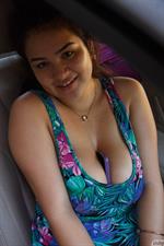 Mercedes Llano in a Dress