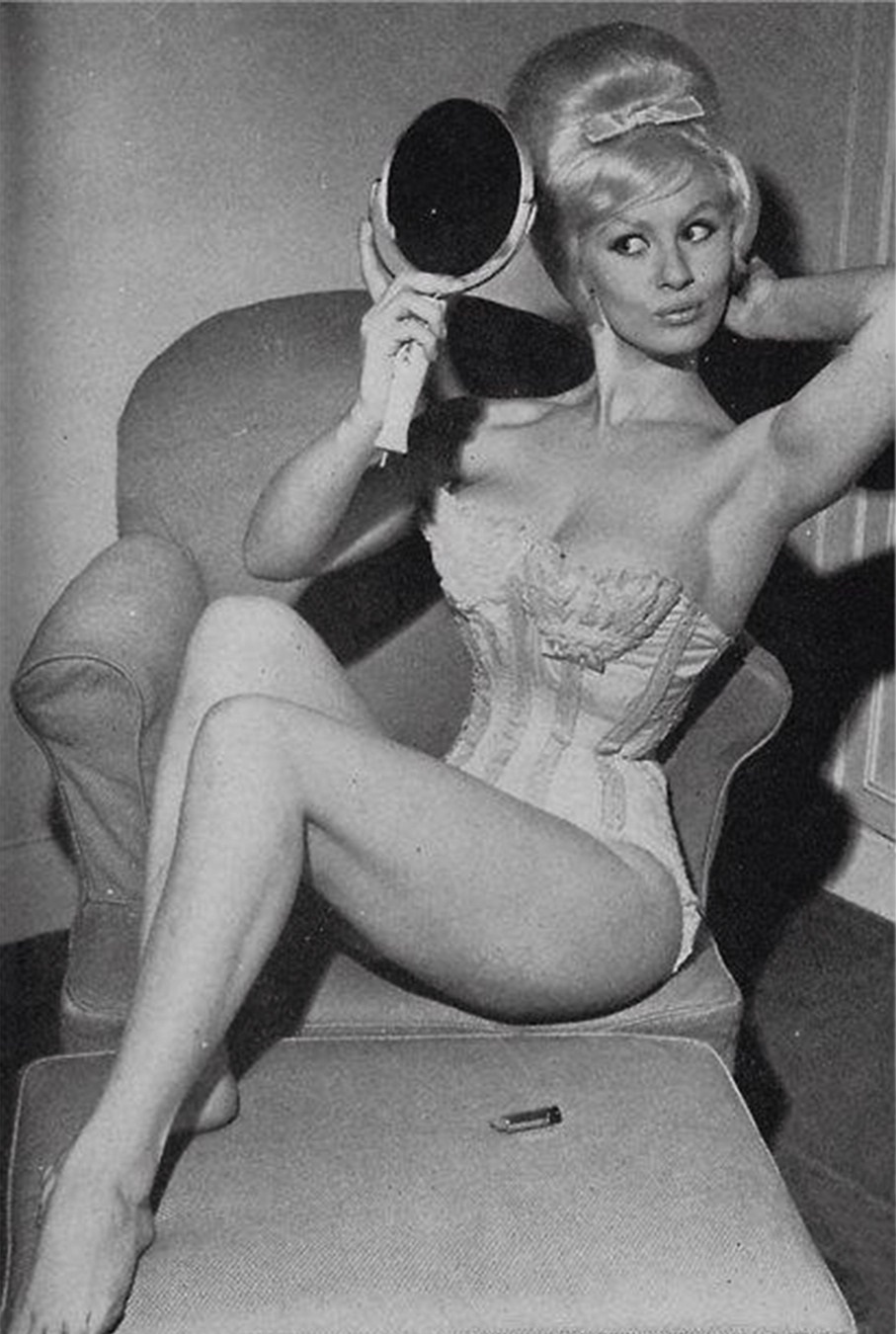 Anonymous in lingerie